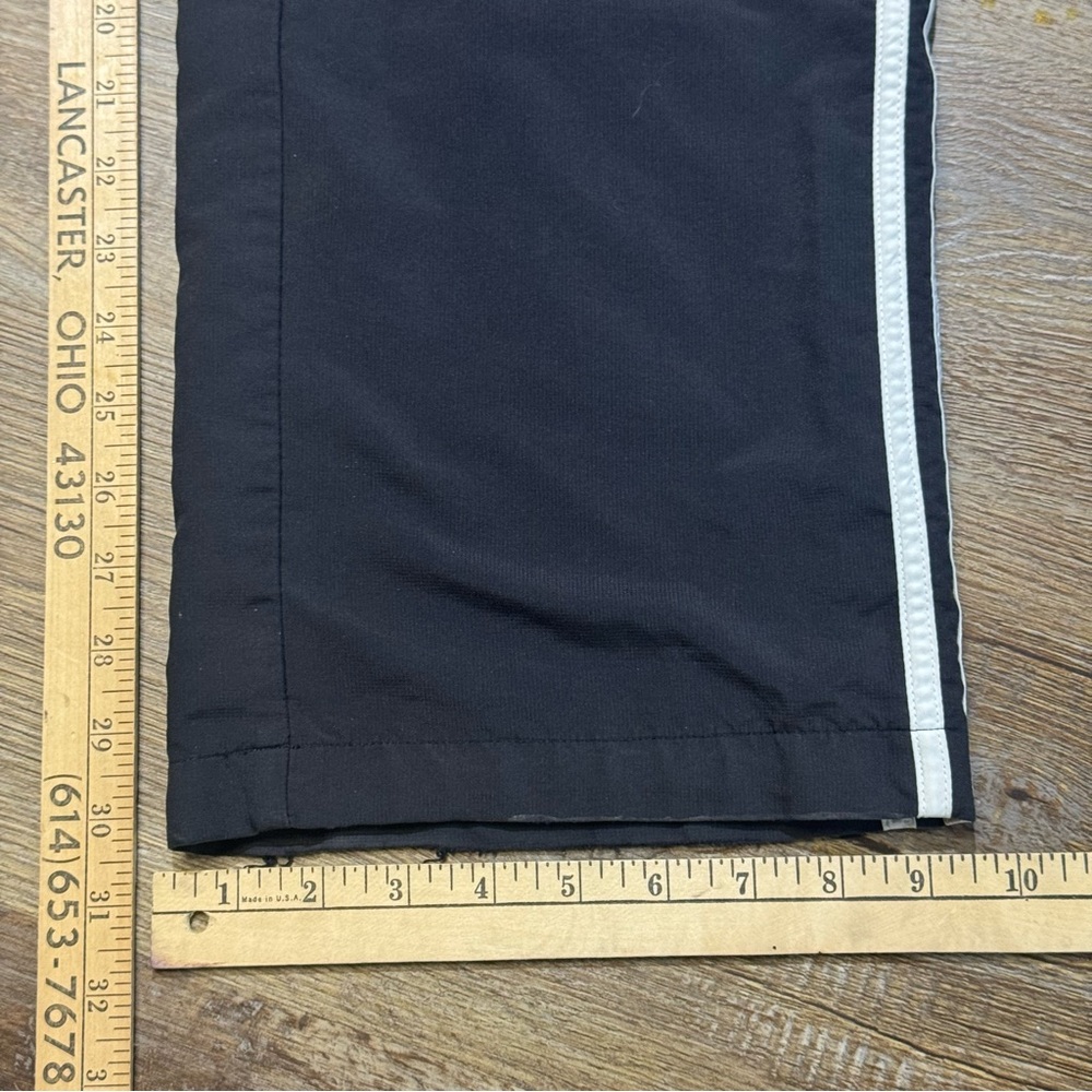 adidas Black Track Pants with White Side Stripes - Picture 6 of 6